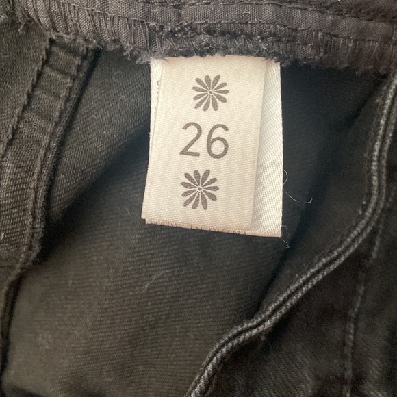 Mumu Blue pants/jeans button fly bell bottoms with raw hem - Picture 7 of 9